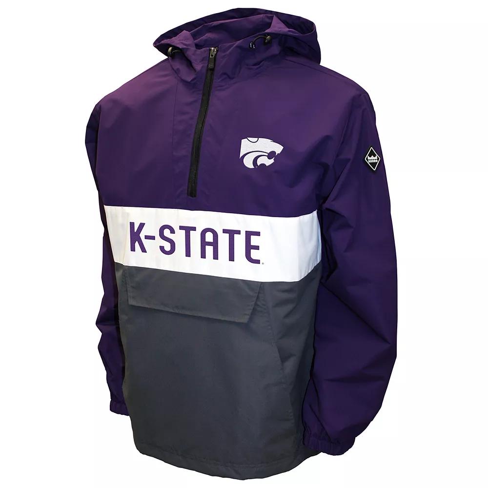 Men's Franchise Club Kansas State Wildcats Alpha Anorak Pullover, Size: XL, Purple Product Image