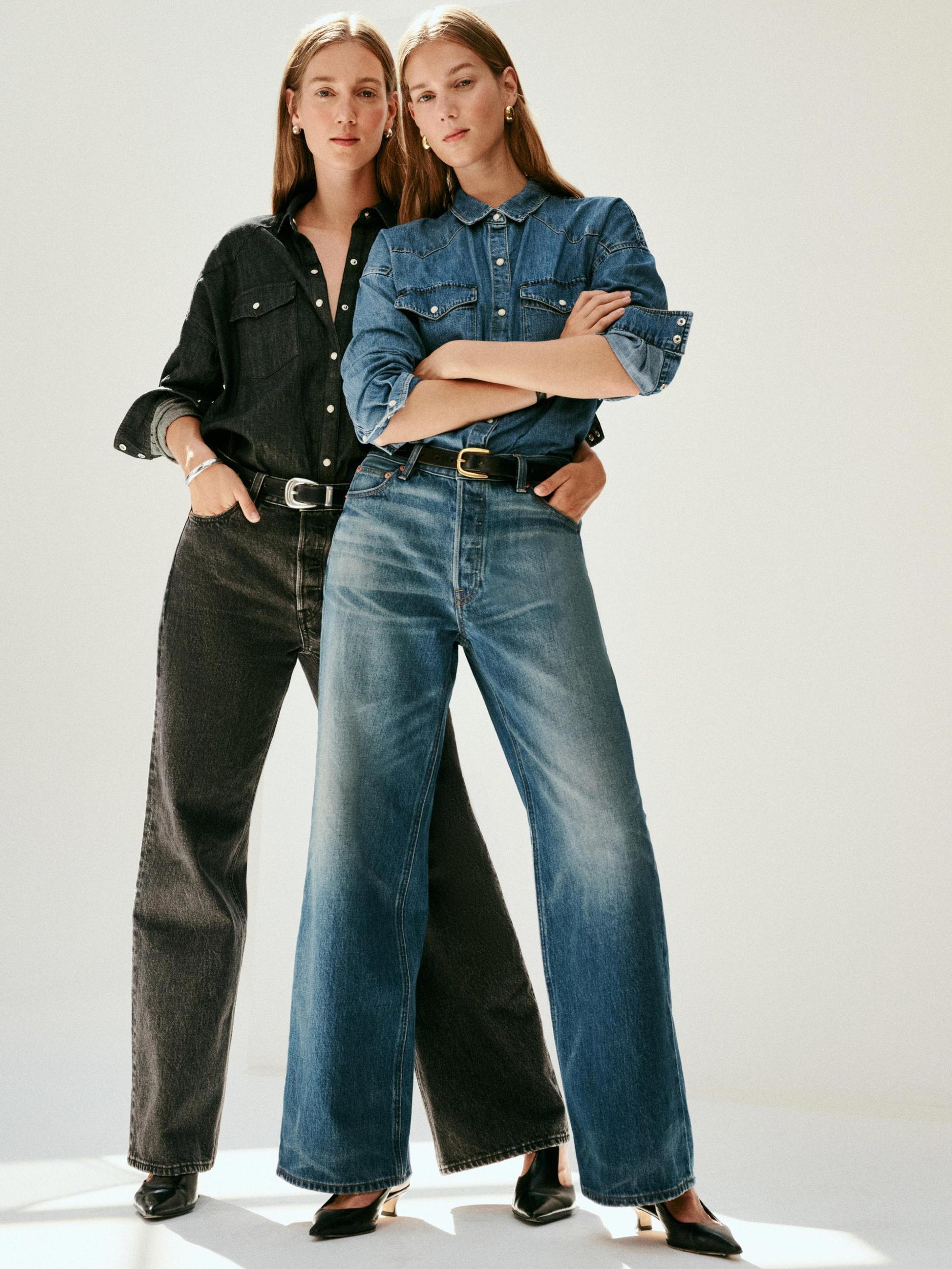 Alek Relaxed Wide Leg Jean Product Image