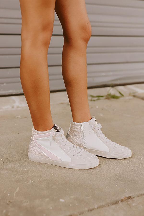 The Daphne Vintage Glitter Sneaker Product Image