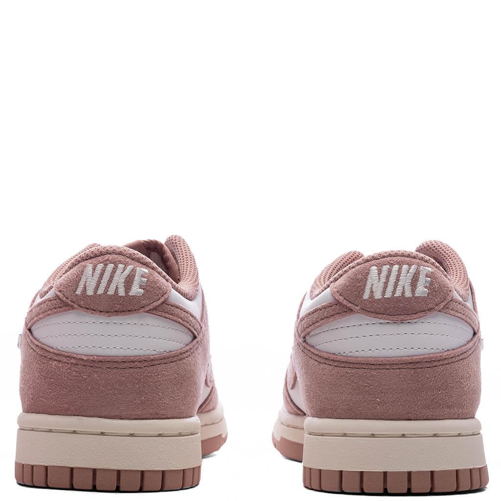 Women's Dunk Low 'Rose Whisper' - White/Particle Pink/Sail/Metallic Silver Female Product Image
