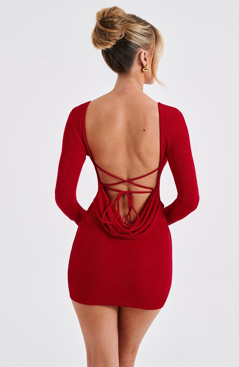 Una Mini Dress - Red Product Image