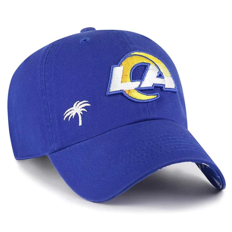Women's '47 Royal Los Angeles Rams Confetti Icon Clean Up Adjustable Hat, Blue Product Image