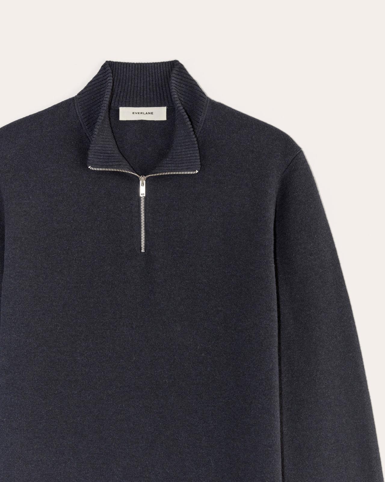 Mens No-Sweat Quarter-Zip Sweater by Everlane Product Image