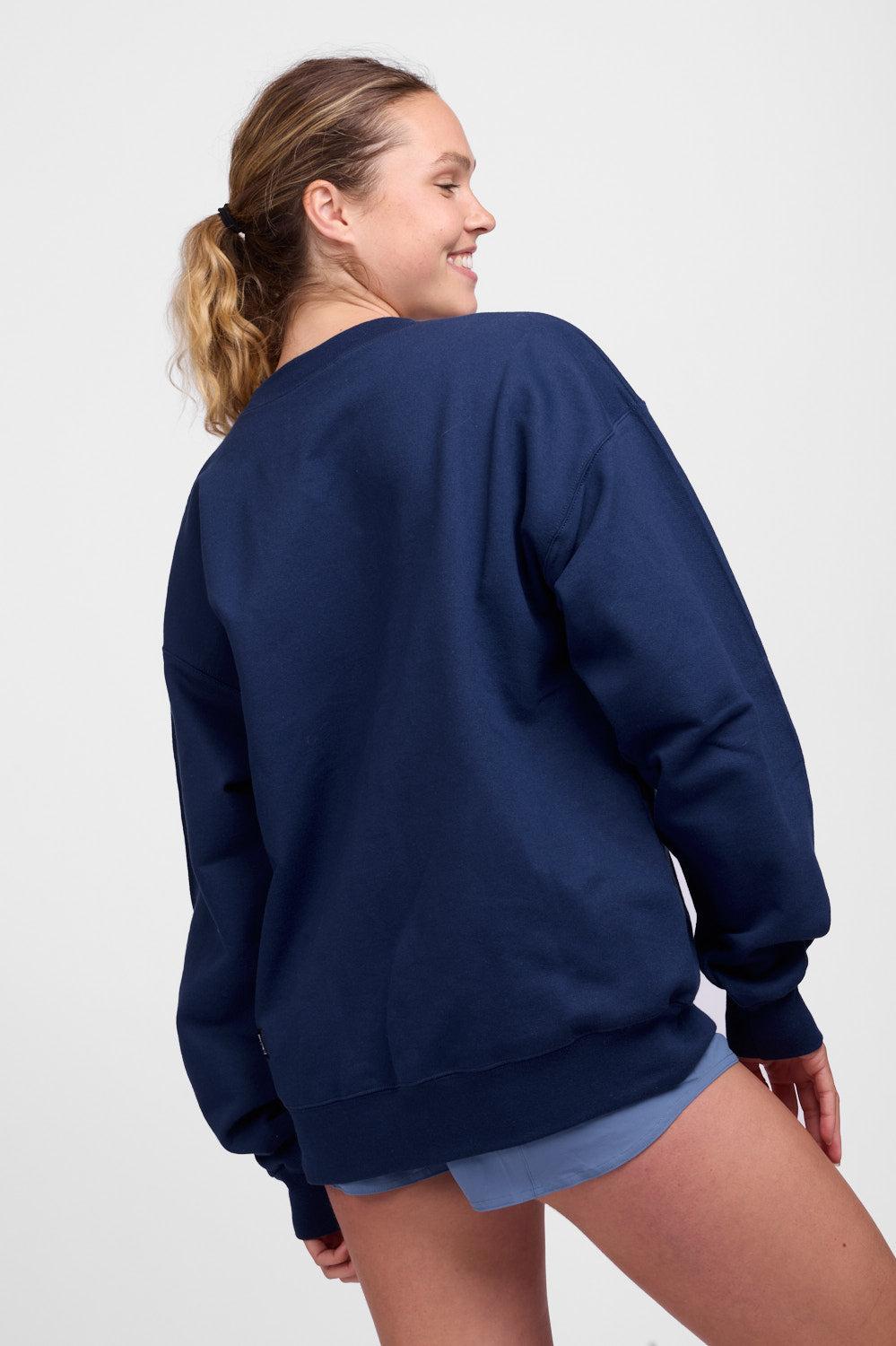 Roxanne Oversized Fleece Crewneck - JOLYN Luv Product Image