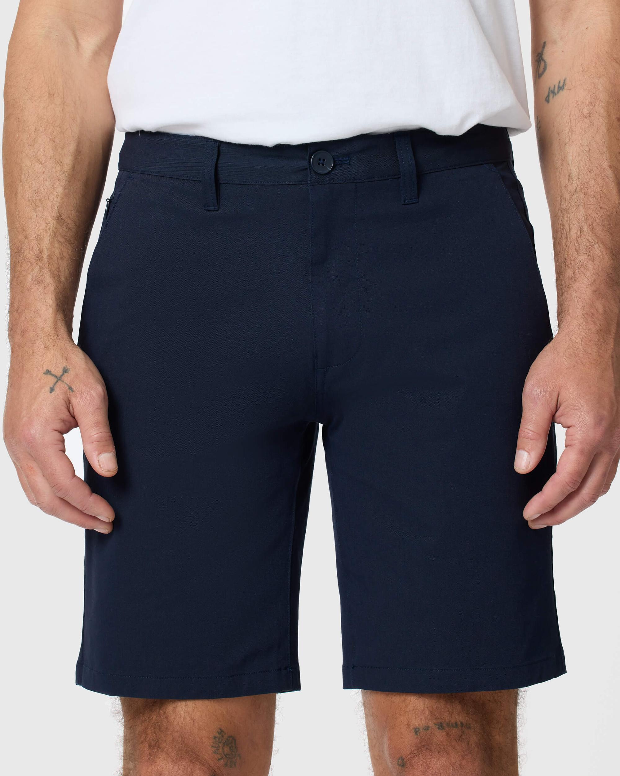 Navy Slim Twill Chino Pant Product Image