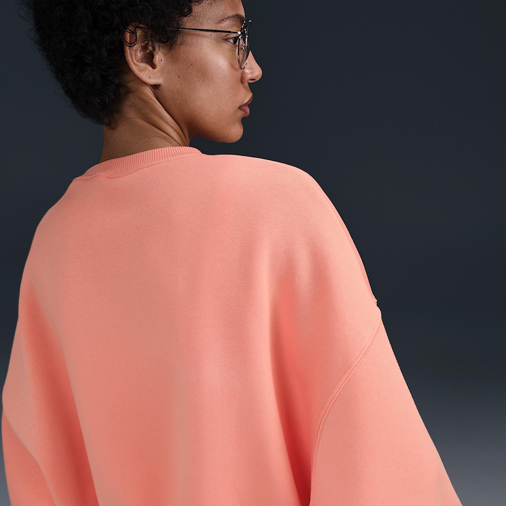 Womens Nike Sportswear Phoenix Fleece Over-Oversized Crew-Neck Sweatshirt | DQ5761-844 Product Image