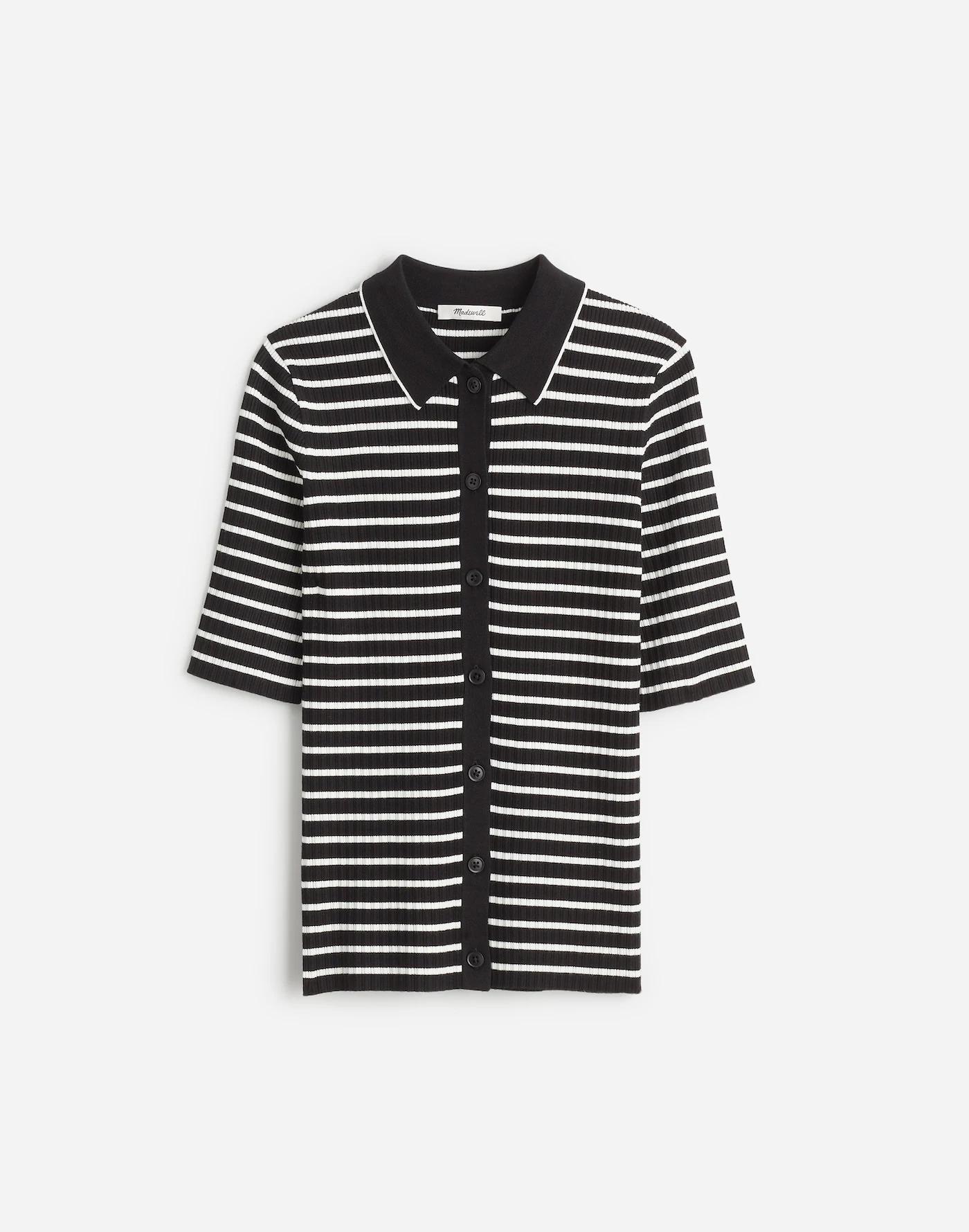 The Signature Knit Sweater Polo Tee Product Image