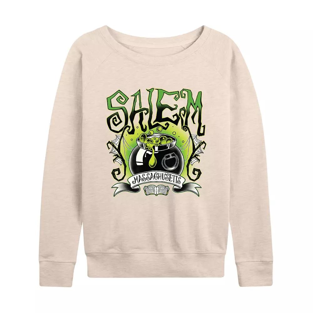 Women's Salem Witch Collegiate French Terry Long Sleeve Tee,  Product Image