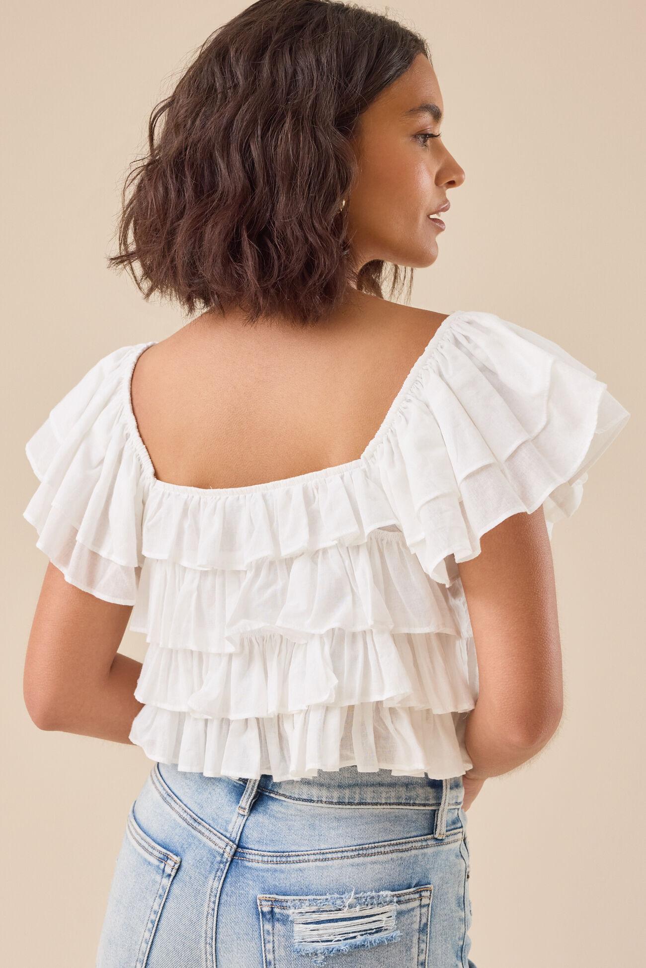 Simone Ruffle Top Product Image