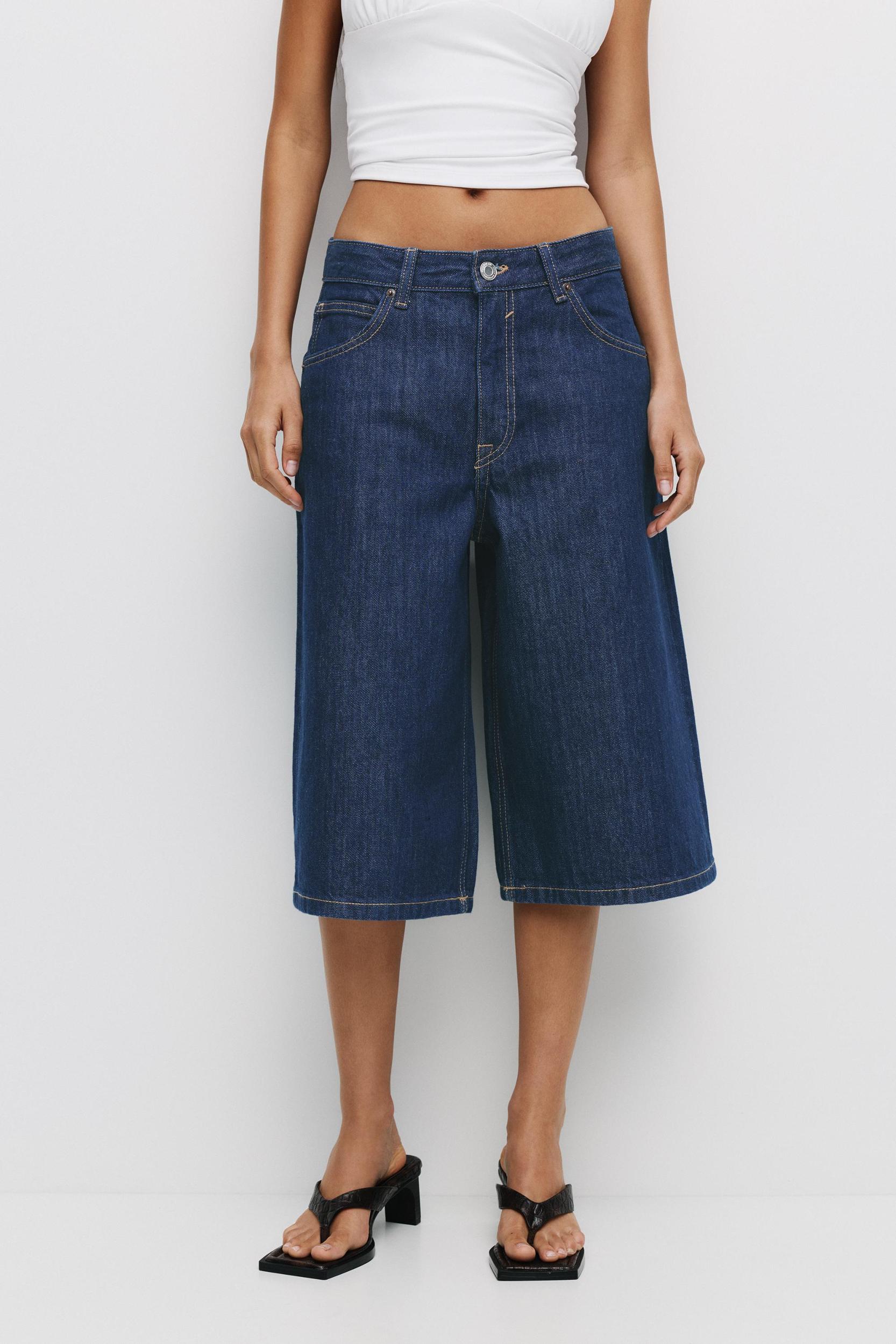 Low-rise straight leg jorts Product Image