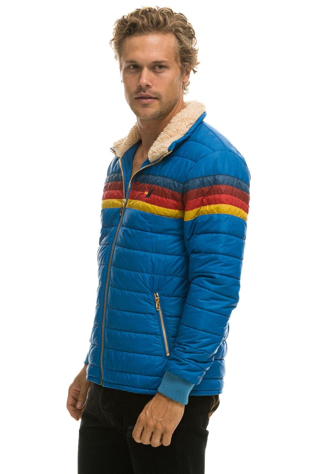 4 STRIPE JACKET  -  SNORKEL BLUE Male Product Image