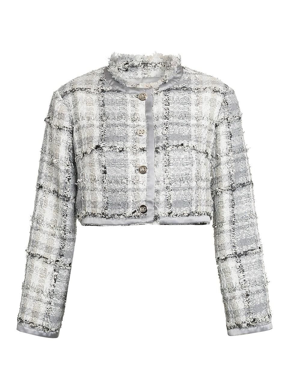 Womens Rachel Check Tweed Jacket Product Image