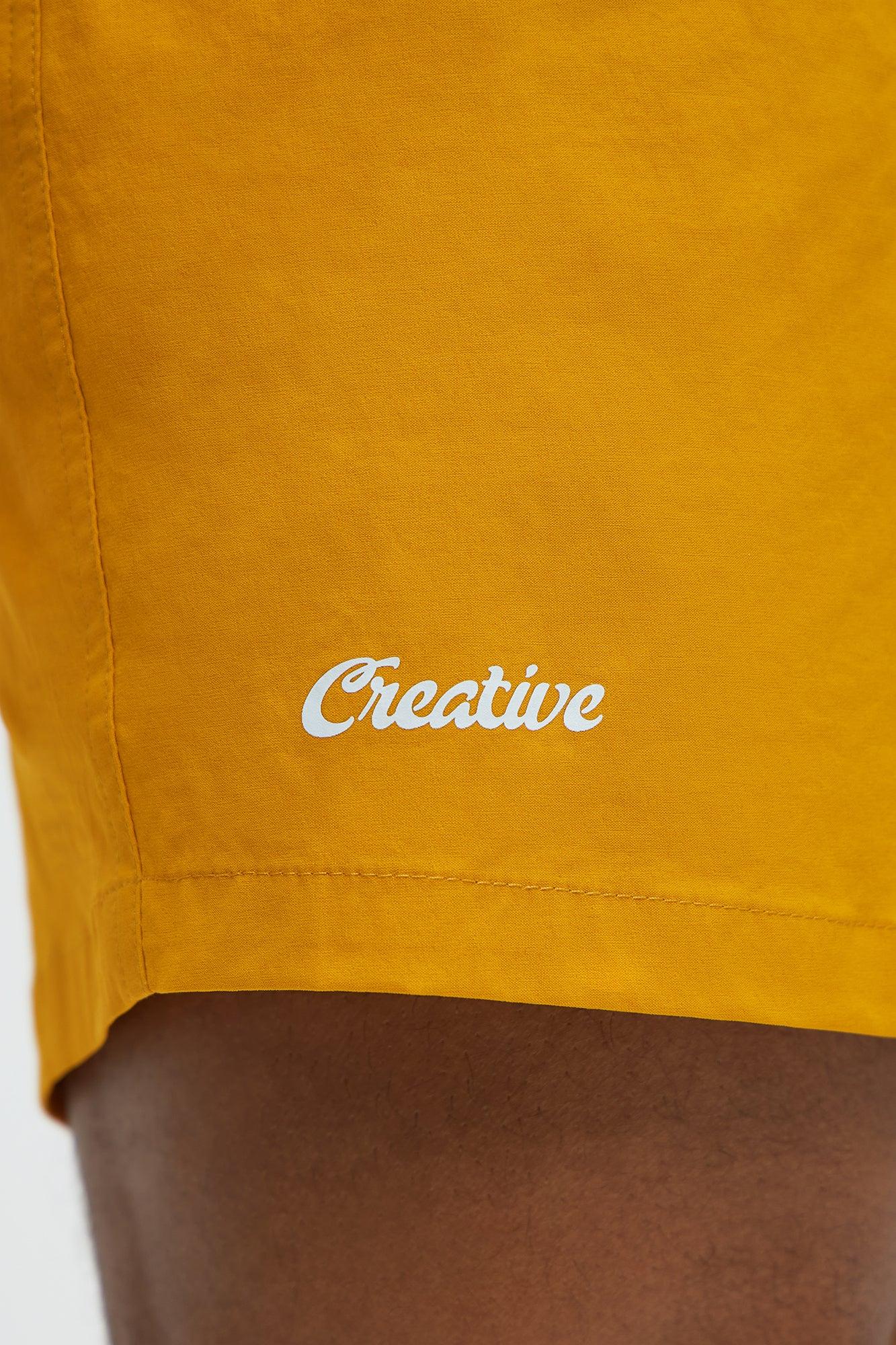 Creative Motion Swim Classic Trunk - Mustard Male Product Image