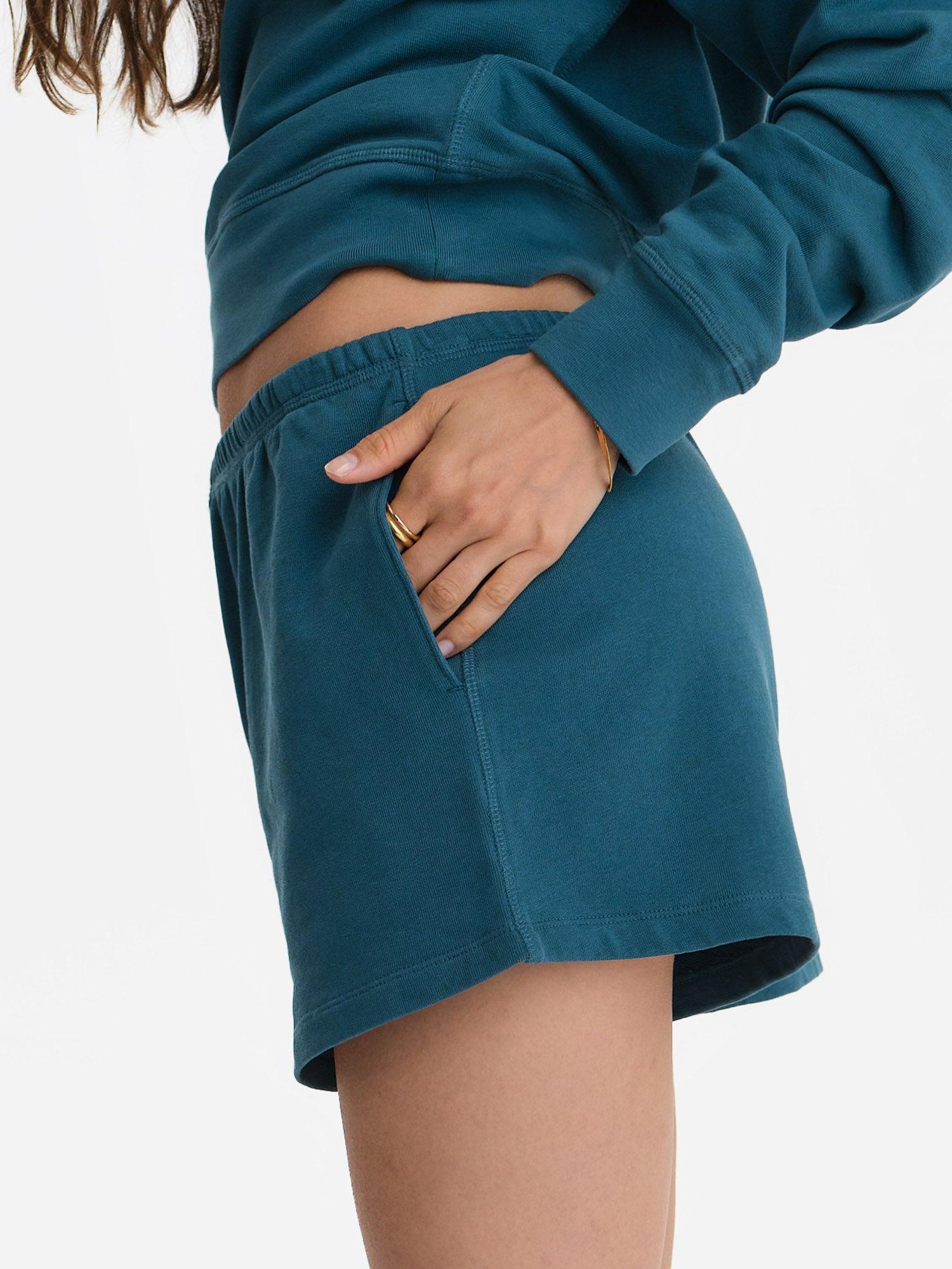 Organic Lightweight Terry Track Shorts Female Product Image