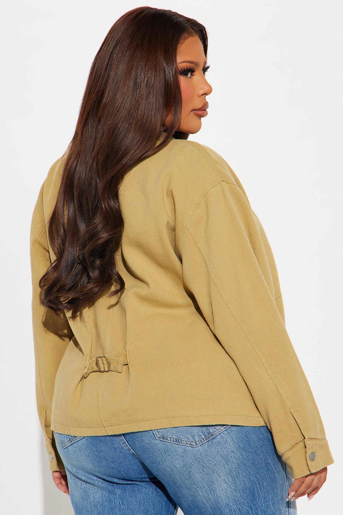 Leila Barn Jacket - Khaki Female Product Image