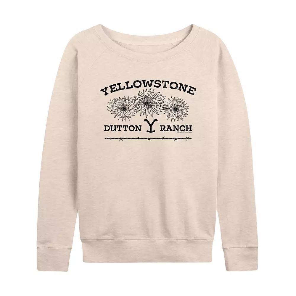Women's Yellowstone Wildflowers French Terry Long Sleeve Tee, Girl's,  Product Image