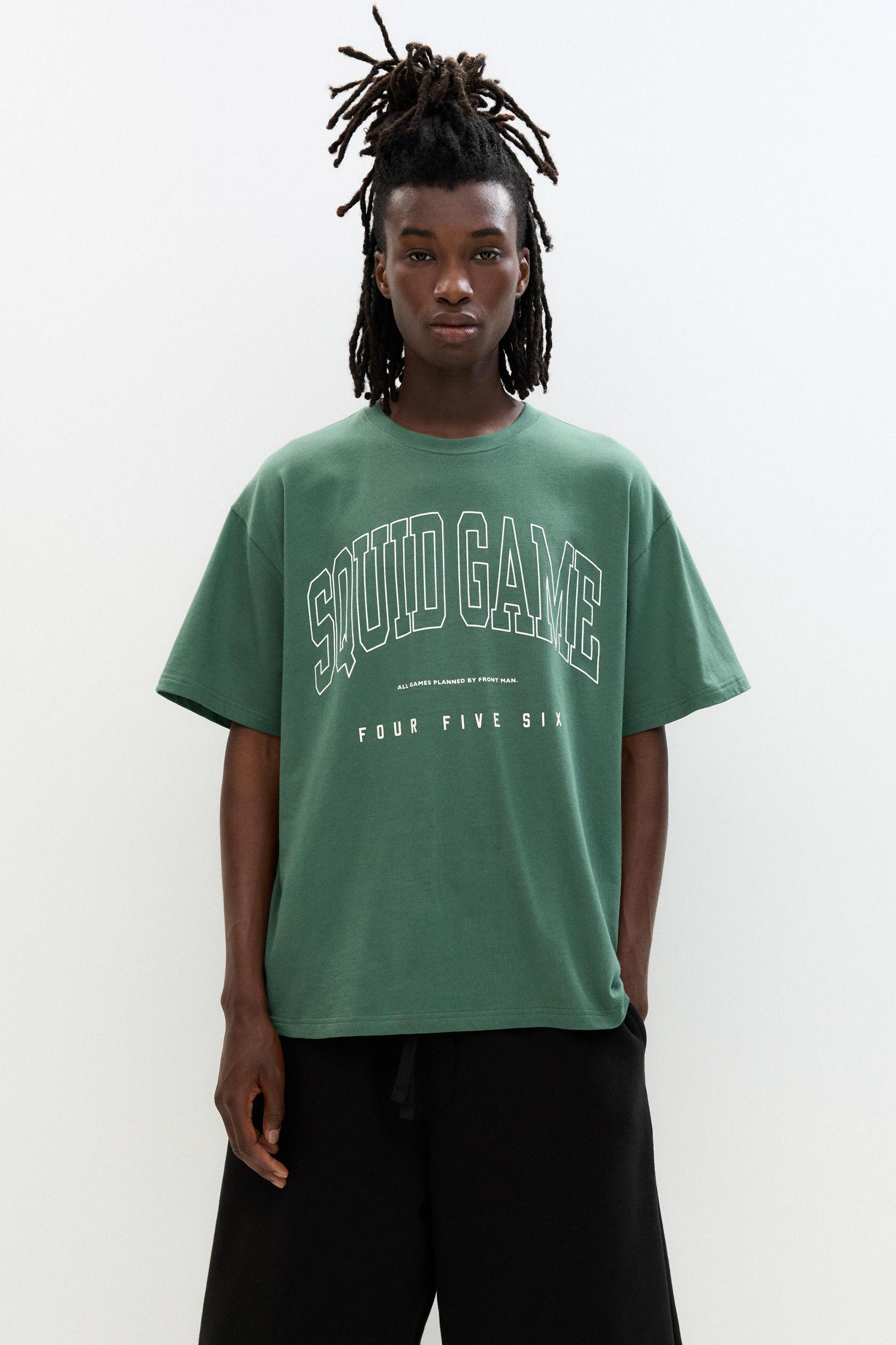 Green Squid Game T-shirt Product Image