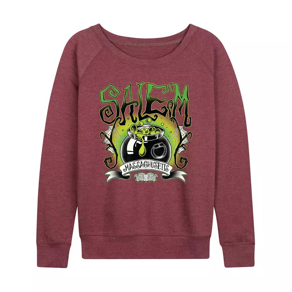 Women's Salem Witch Collegiate French Terry Long Sleeve Tee,  Product Image