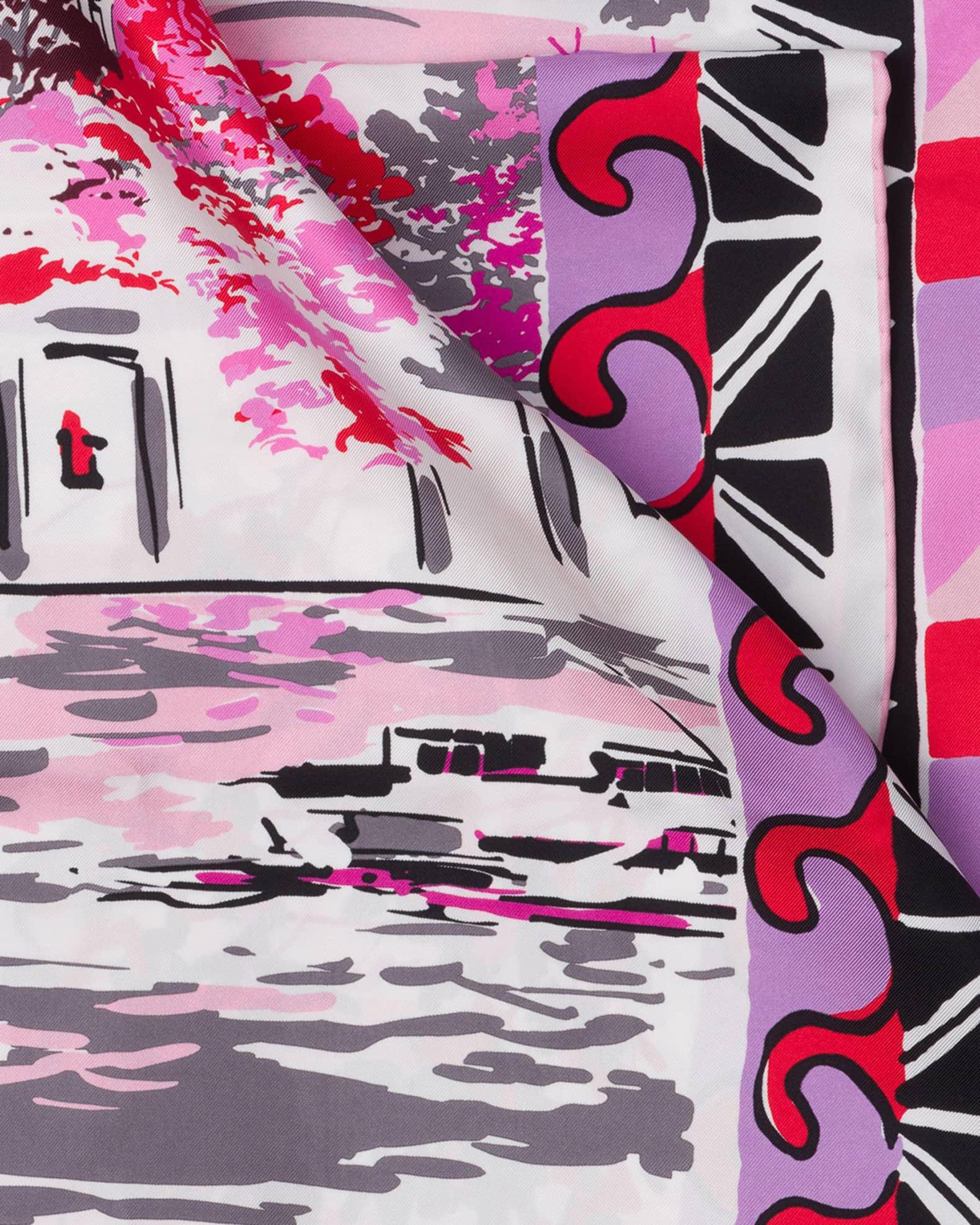 Picturesque Paris Silk Scarf Product Image