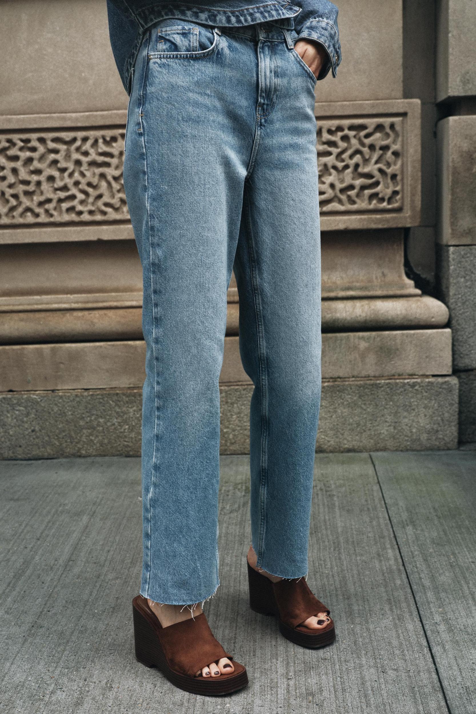 Z.02 HIGH WAIST STRAIGHT ANKLE JEANS Product Image