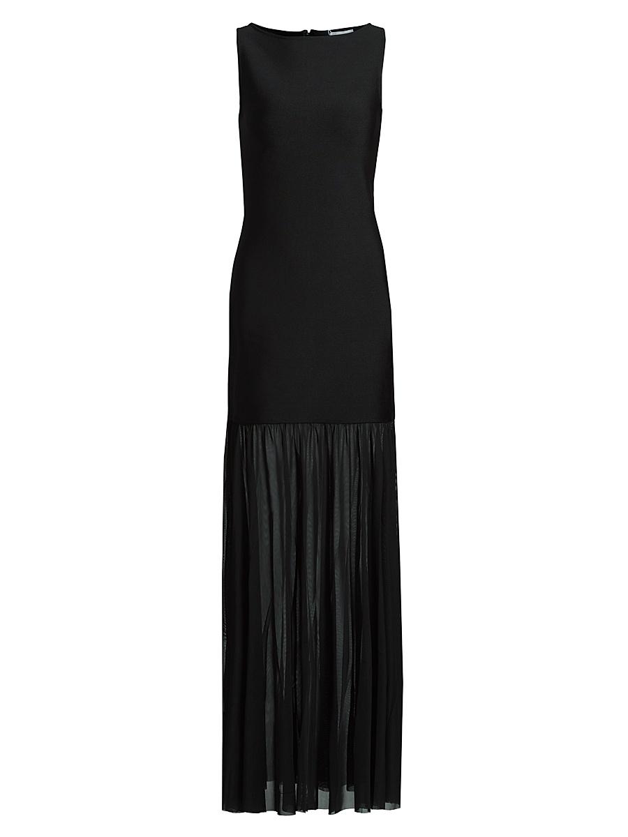Womens Athen Sleeveless Chiffon Skirt Cocktail Dress Product Image