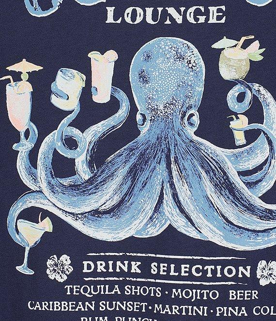 Caribbean Octopus Party Short Sleeve Graphic T-Shirt Product Image