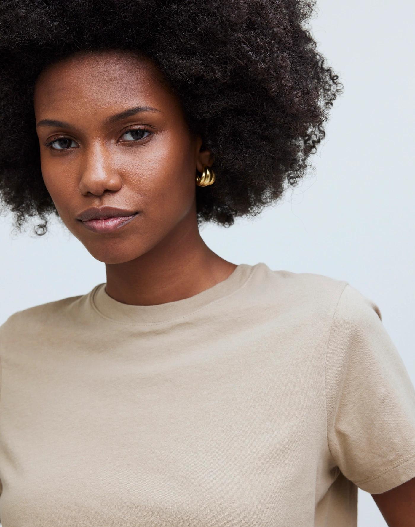 Softfade Cotton Boxy-Crop Tee Product Image