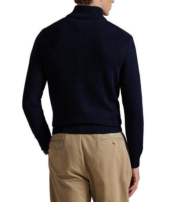 Polo Ralph Lauren Cotton Shaker Half-Zip Sweater Product Image