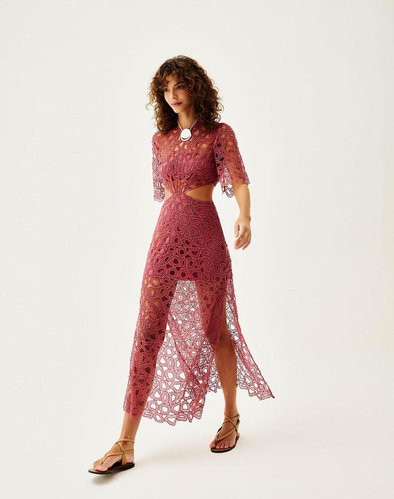 Eyelet Joelle Long Dress - Primrose Product Image