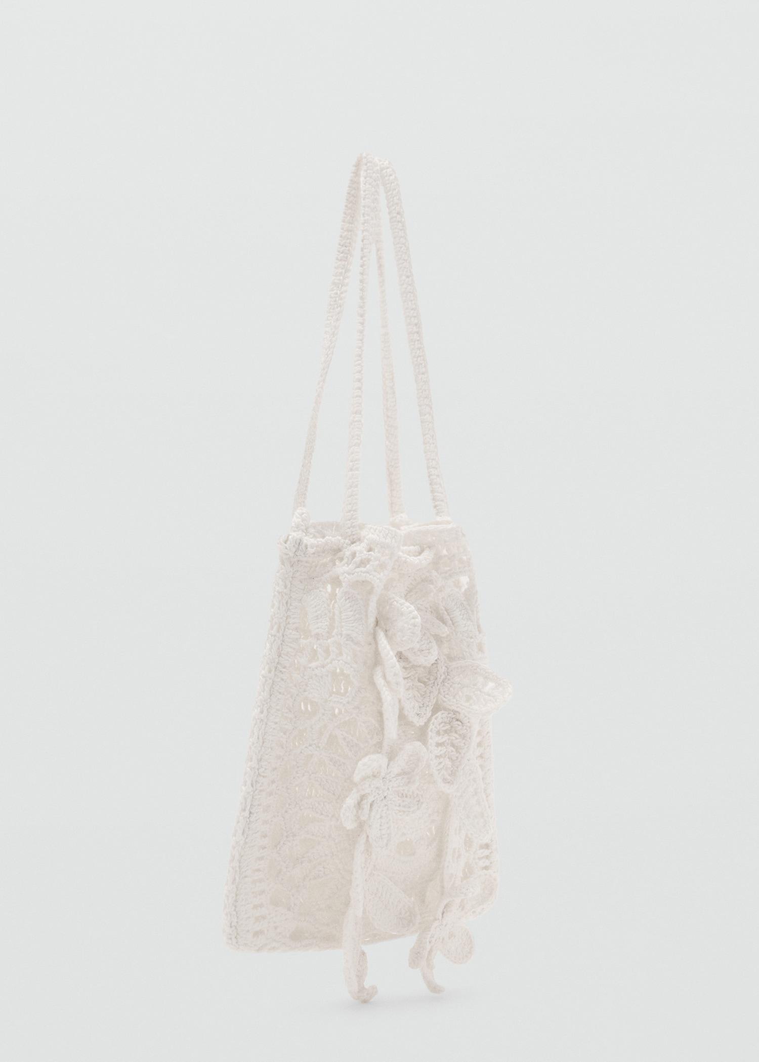 Crochet handbag - Women | MANGO USA Product Image