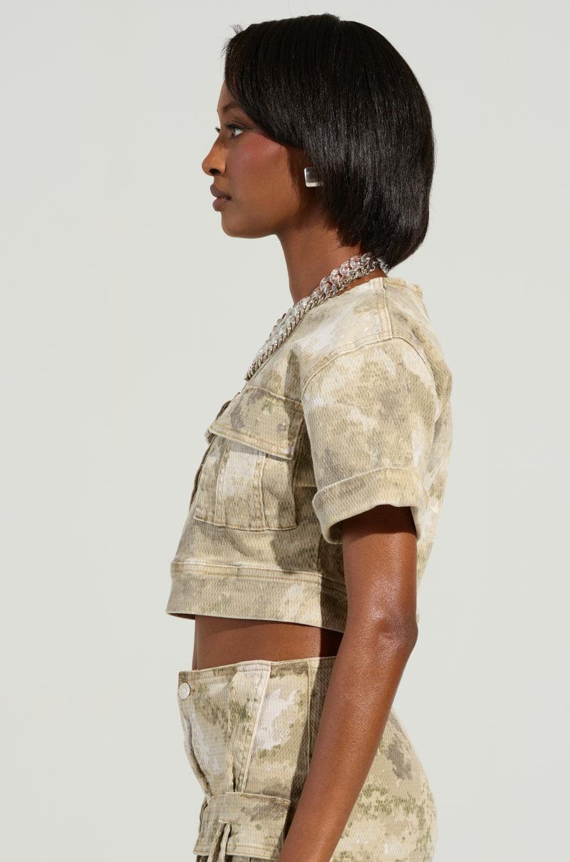 READY FOR WHATEVER CAMO SHORT SLEEVE SHIRT Product Image