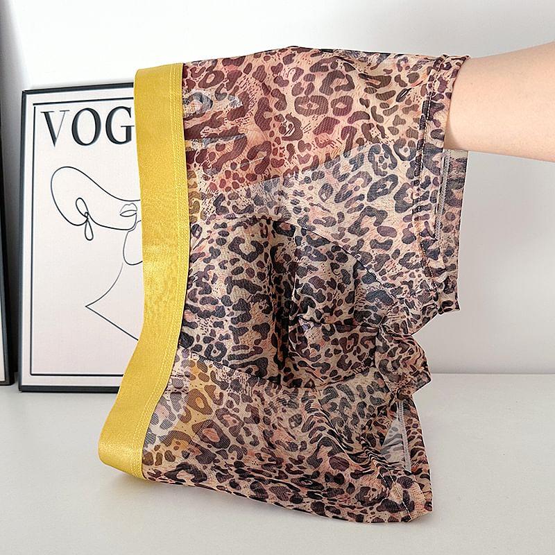 Leopard Print Boxer Brief / Set Product Image