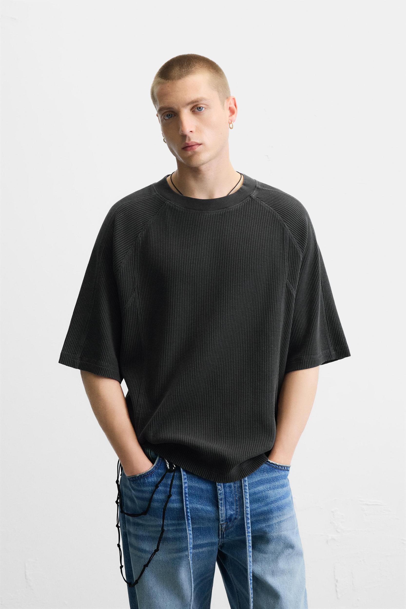 STRUCTURED WASHED T-SHIRT Product Image