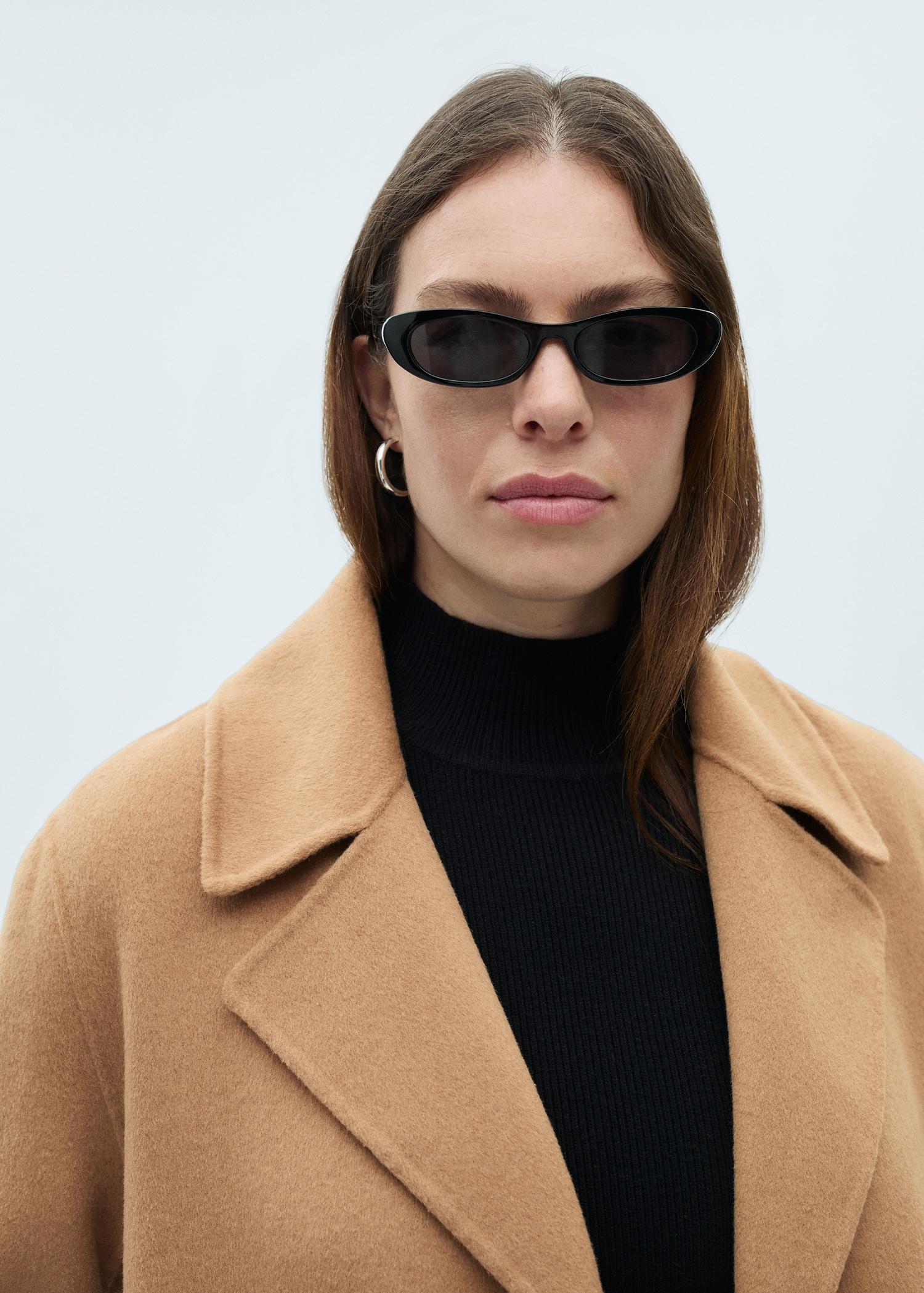 Belt handmade coat - Women | MANGO USA Product Image