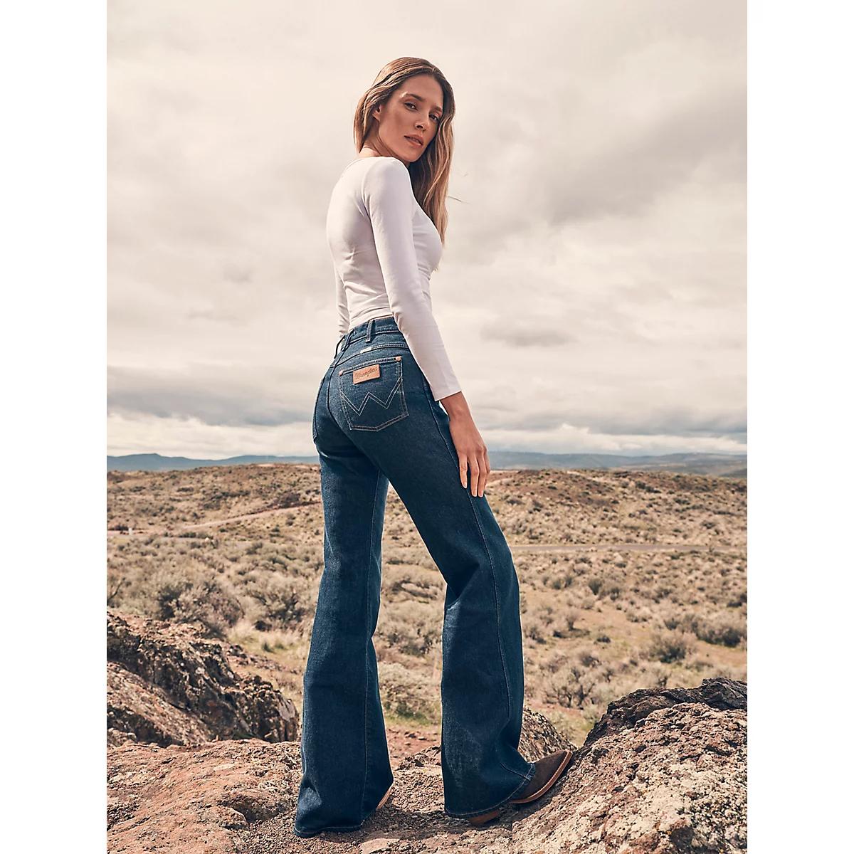 Women's 70's Flare Jean in Whirlpool Product Image