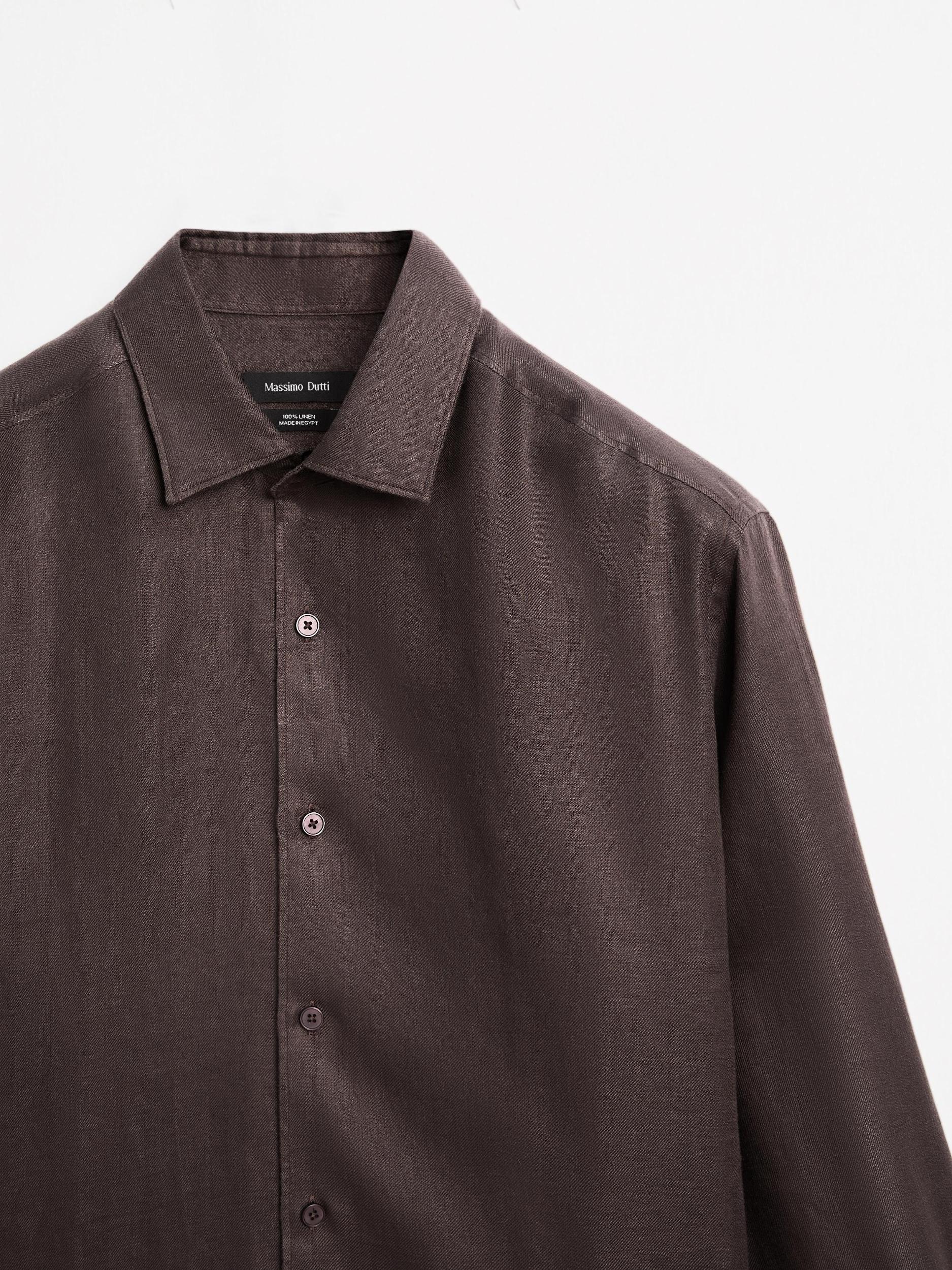 Lightweight regular fit twill shirt Product Image