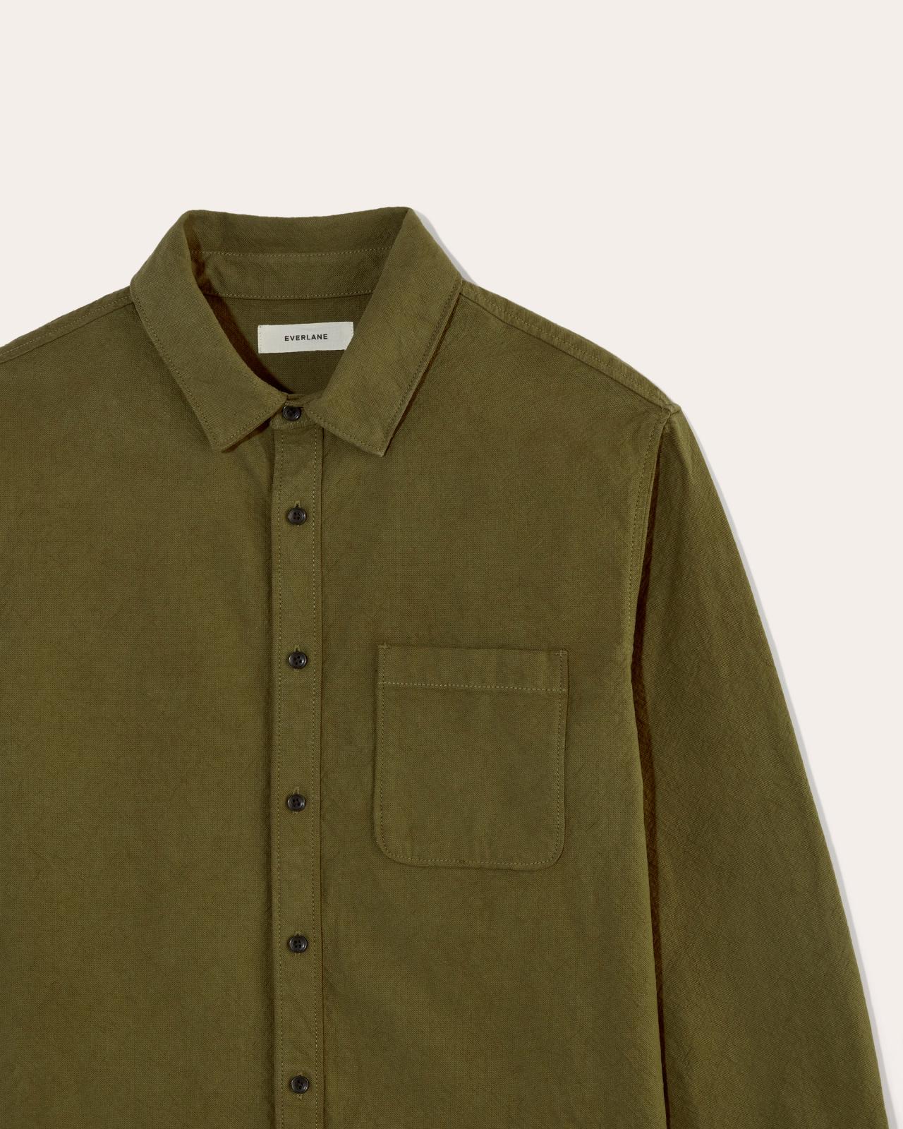 Mens Canvas Organic Cotton Overshirt Sweater by Everlane Product Image