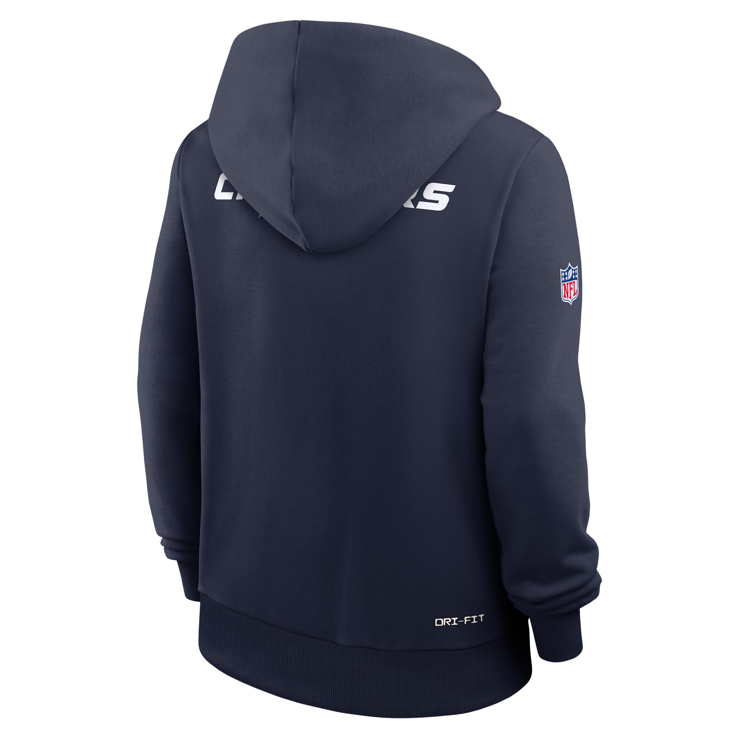 Los Angeles Chargers Alt Pack Nike Women's Dri-FIT NFL Pullover Hoodie Product Image