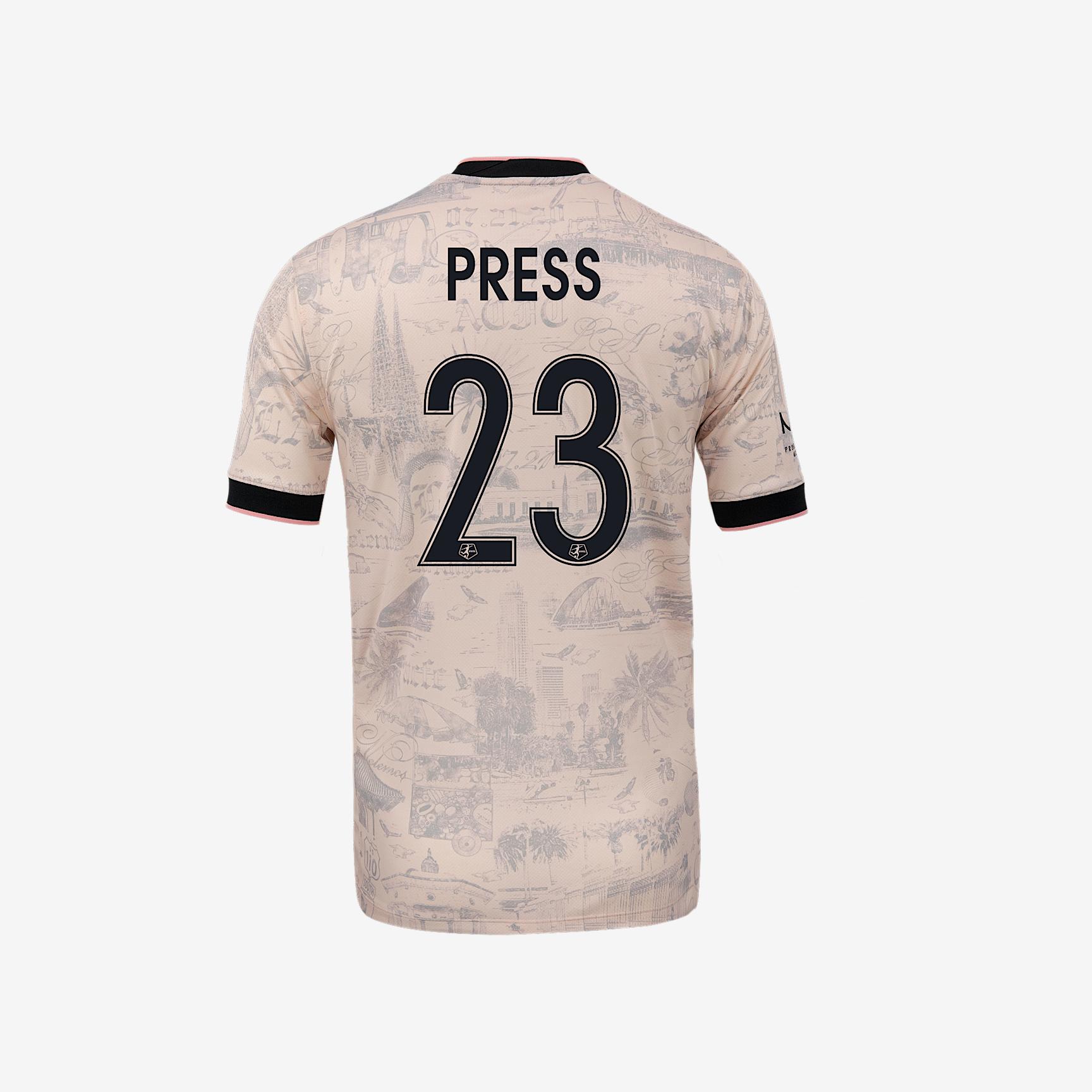 Alyssa Thompson Angel City FC 2025 Stadium Away Nike Mens Dri-FIT NWSL Replica Jersey | P35559ANAT-LSA Product Image