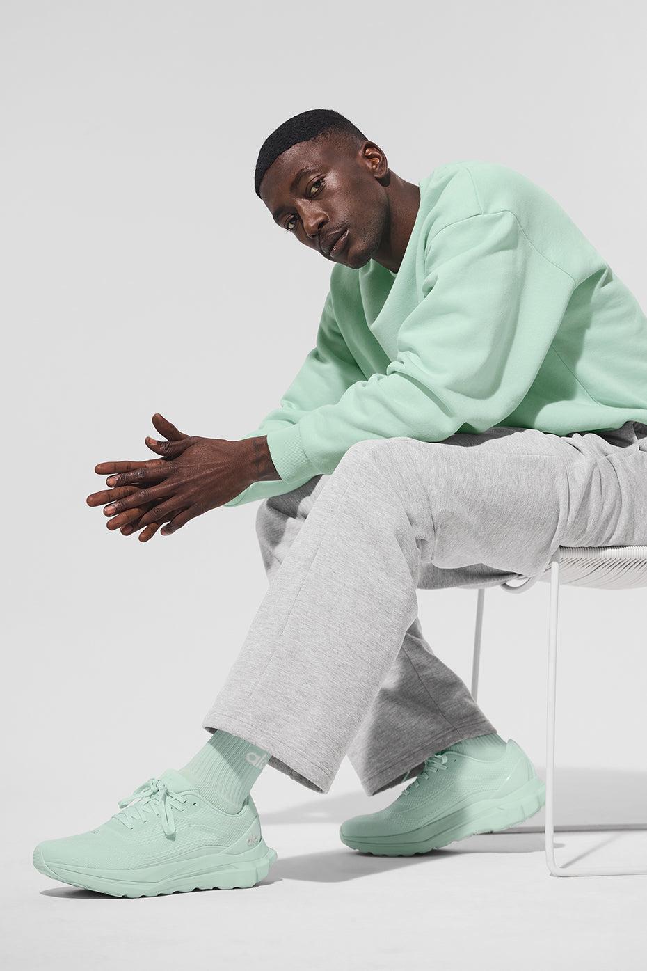 Accolade Crew Neck Pullover - Spearmint Product Image