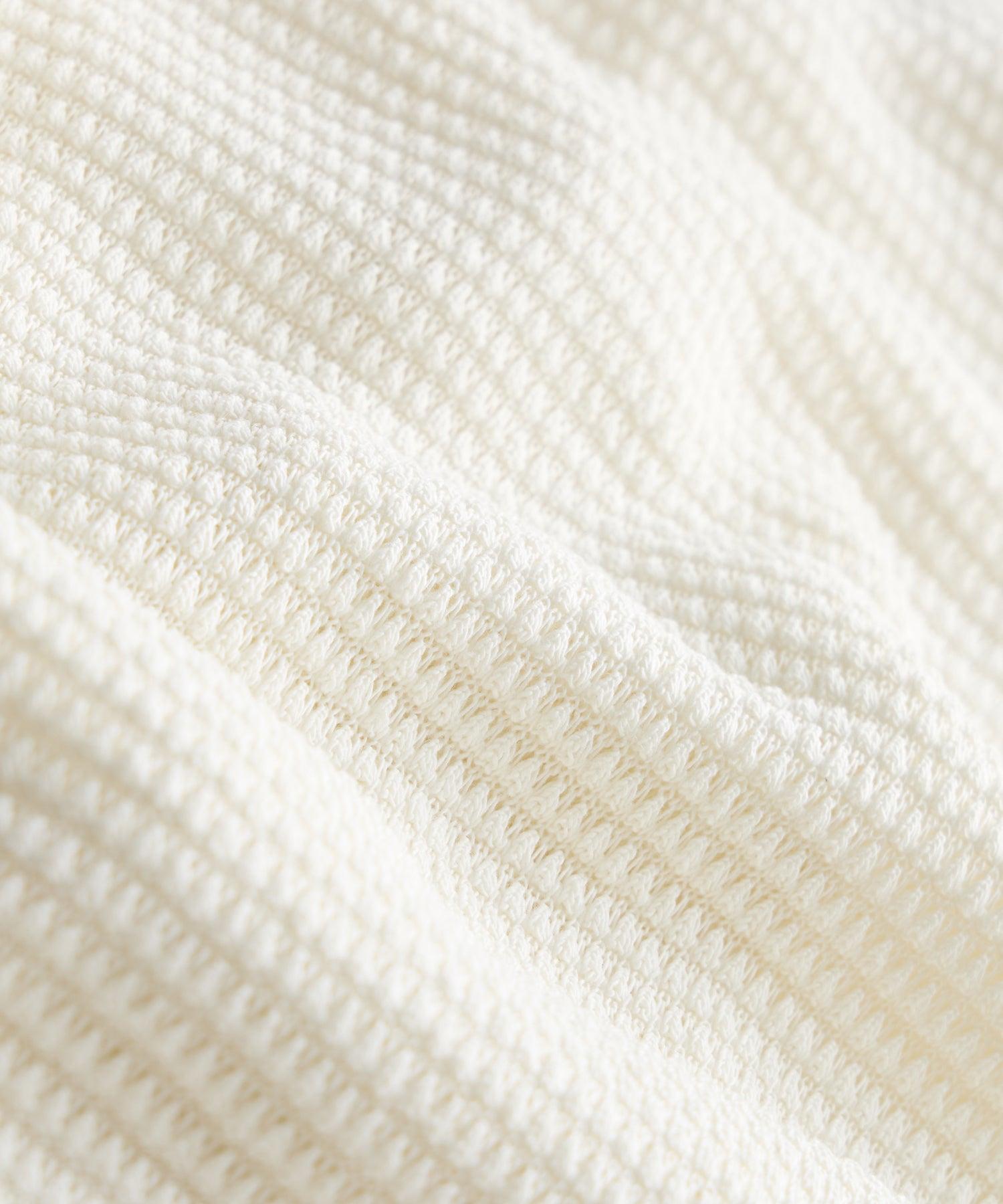 Textured Knit Polo Shirt Product Image