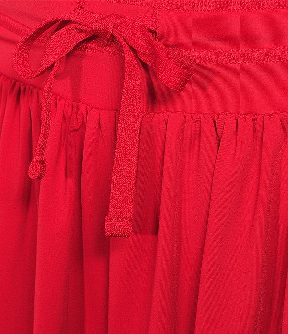 Antonio Melani Active Jersey Mid-Rise Flutter Shorts Product Image