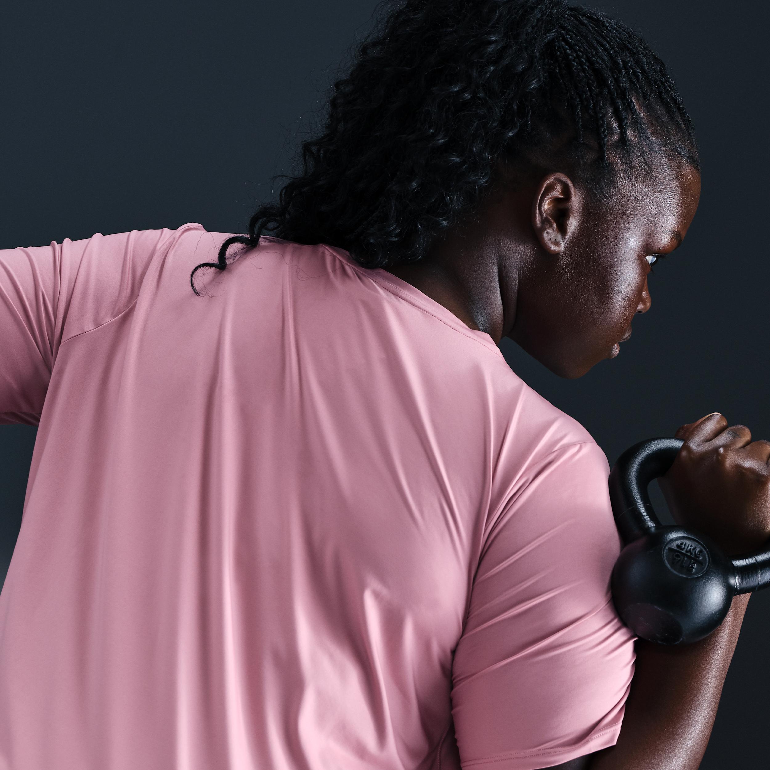 Nike One Classic Women's Dri-FIT Short-Sleeve Top (Plus Size) Product Image