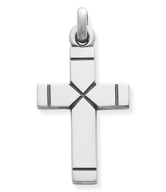 James Avery Sterling Silver Large Plain Latin Cross Pendant Charm Product Image