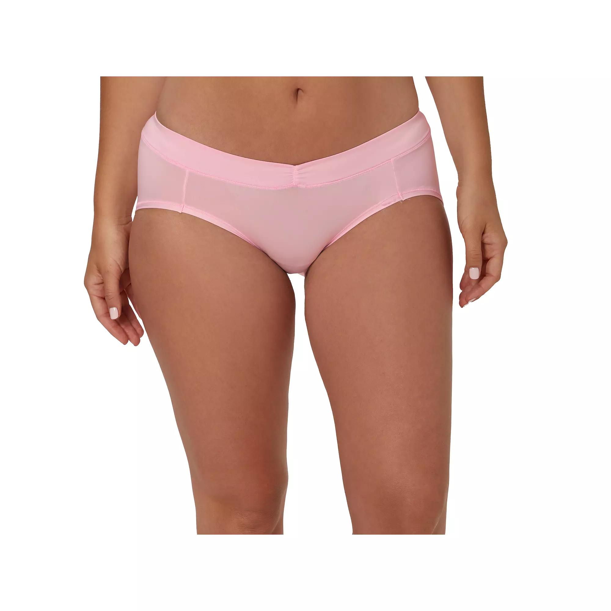 Maidenform 3-Pack Everyday Luxe Bikini Underwear DM3TBK, Women's, Size: Medium, Orchid Purple Pack Product Image