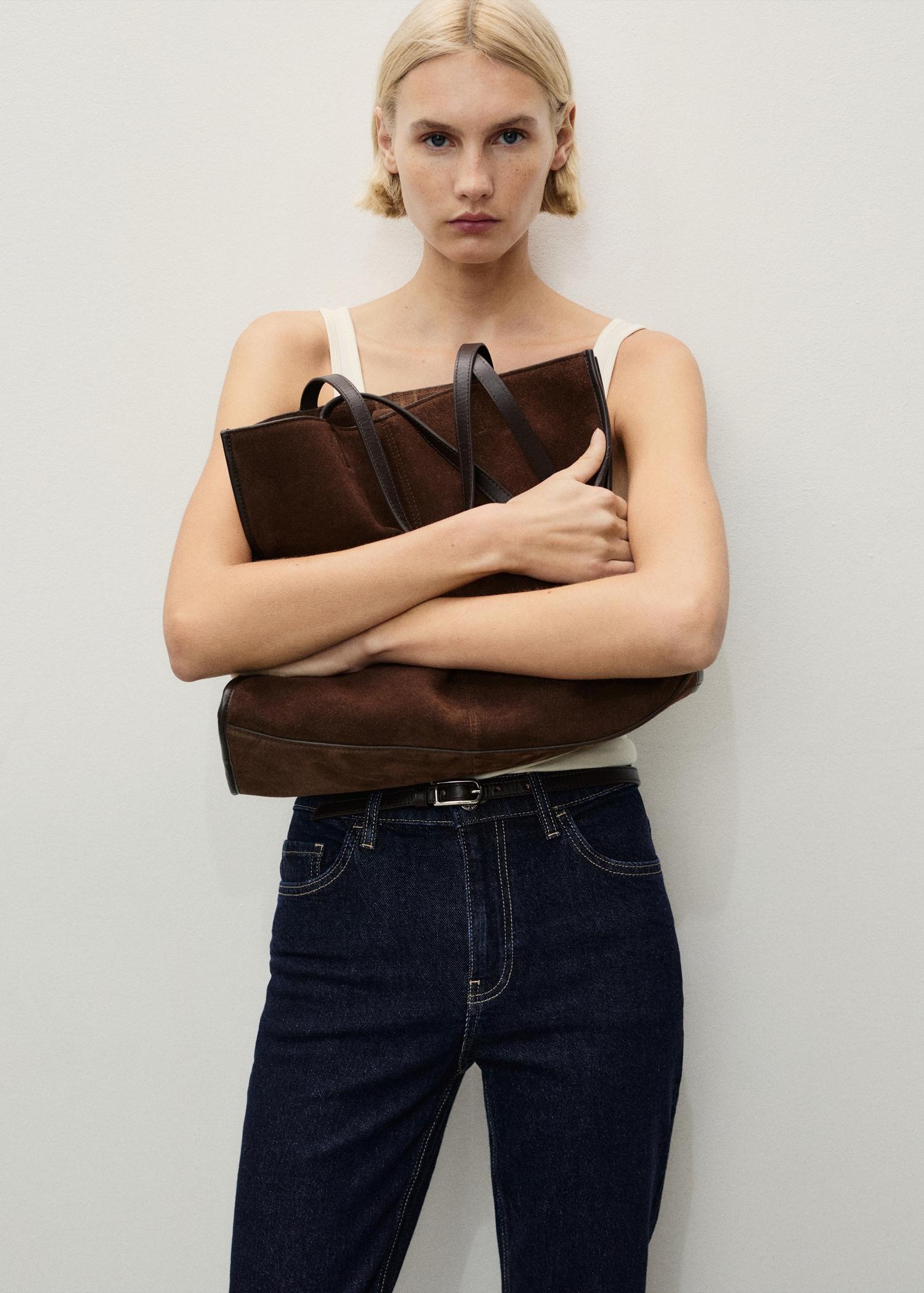 Newmom comfort high-rise jeans - Women | MANGO USA Product Image