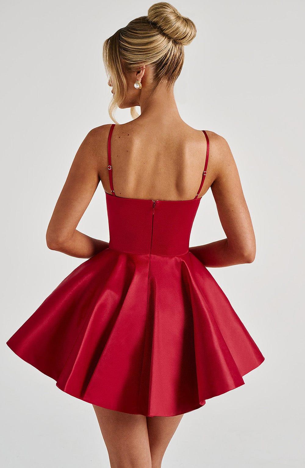 Poppy Mini Dress - Red Product Image