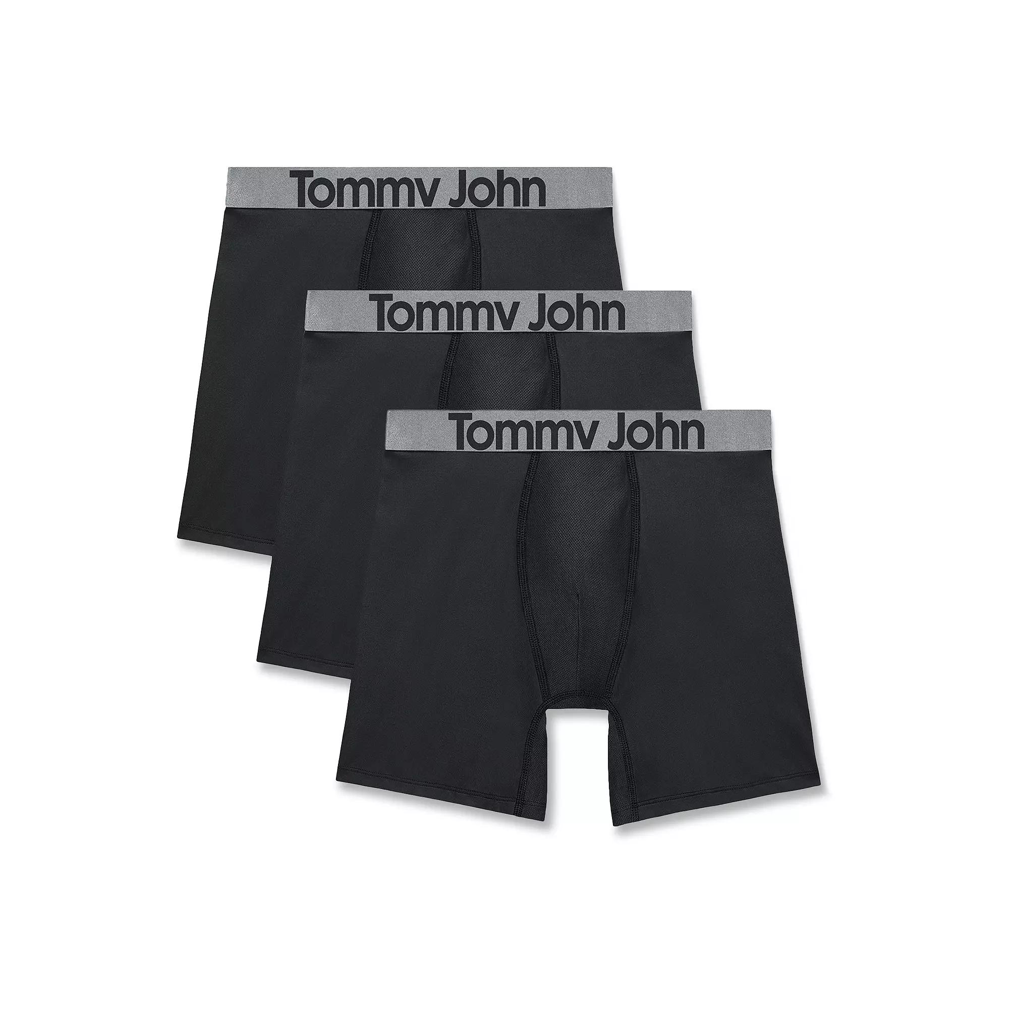 Mens Tommy John 3-Pack Sport Boxer Briefs Product Image