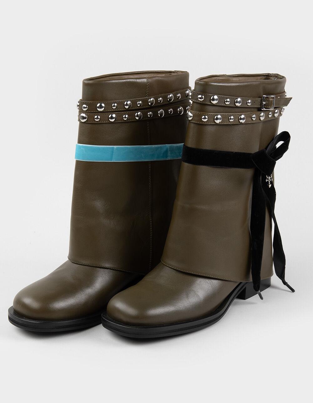 FULL TILT 2 Pack Velvet Shoelaces - BLK/BLUE Product Image