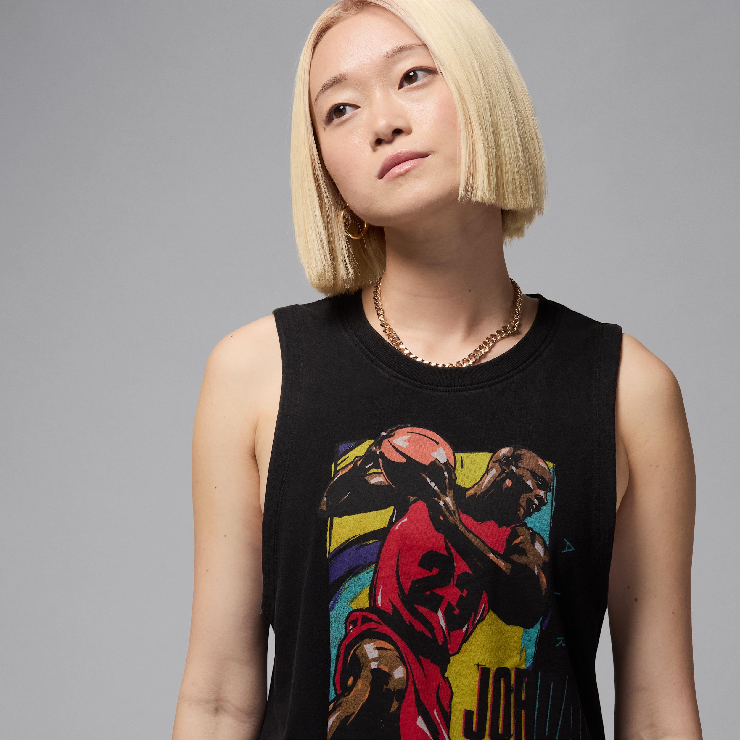 Womens Jordan Sleeveless Graphic T-Shirt | HJ0199-010 Product Image
